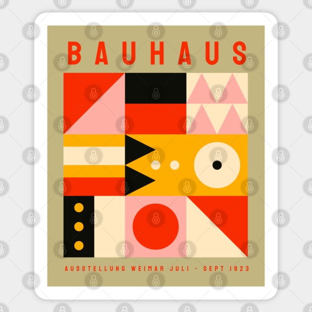 Art Deco Bauhaus Architecture Vintage Poster Art Deco Architecture